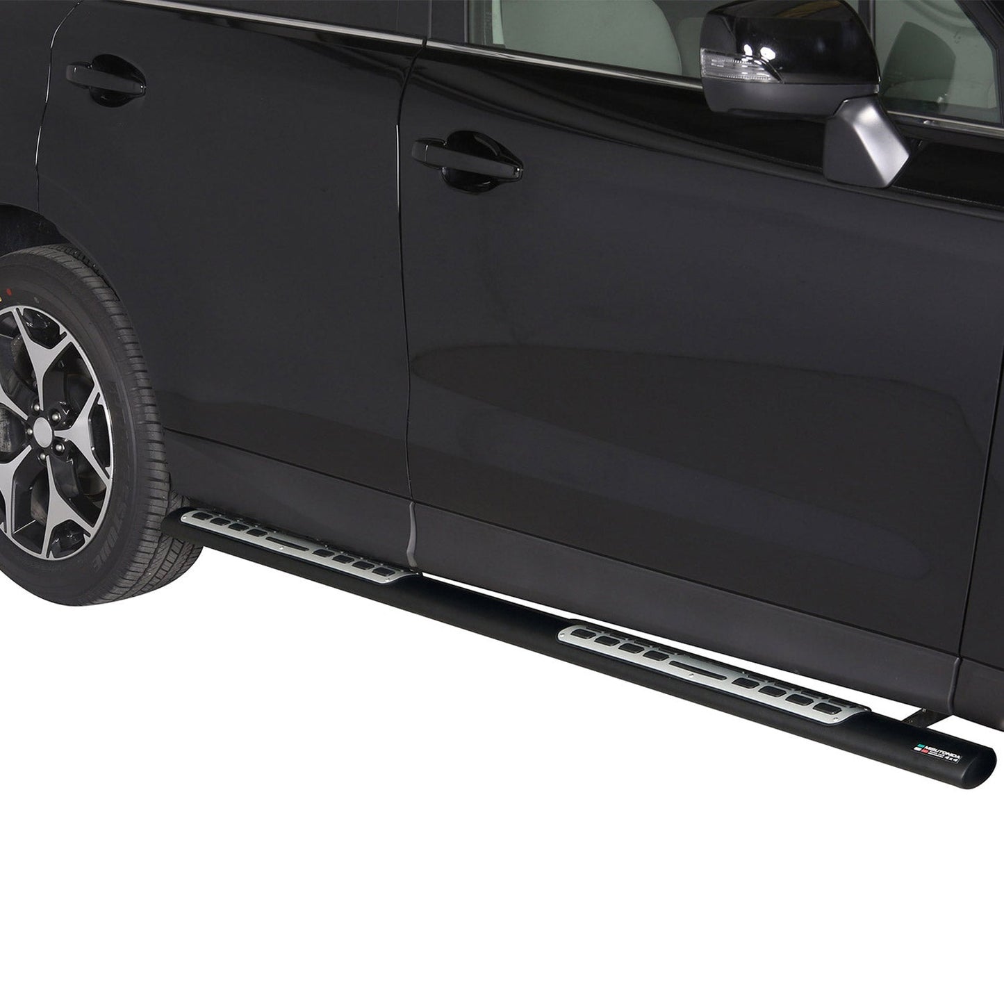 Praguri/praguri laterale din oțel inoxidabil pentru Subaru Forester 2013-2015, negre