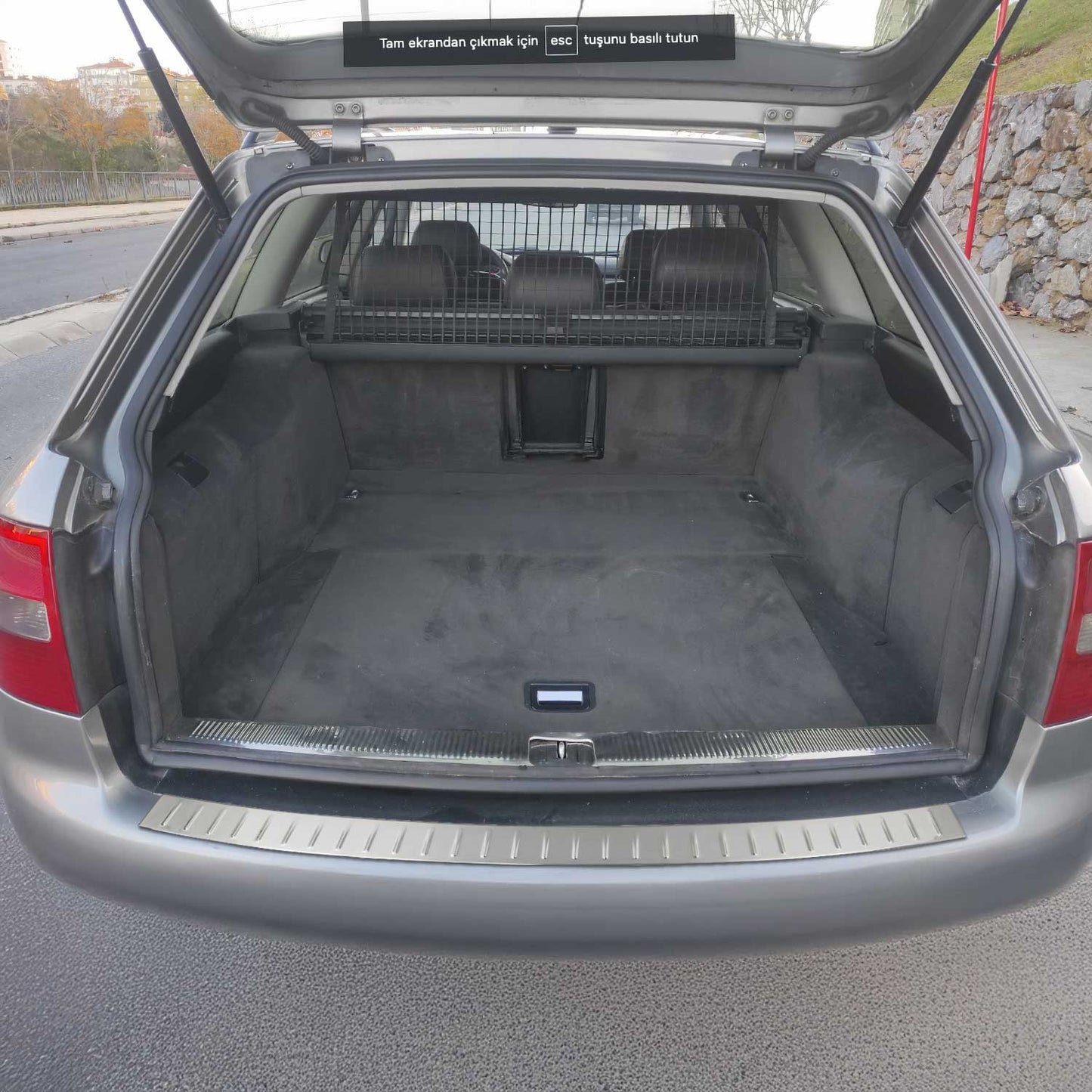 Ladekantenschutz Stoßstangenschutz für Audi A6 Avant 4B 1997-05 Edelstahl B-Ware
