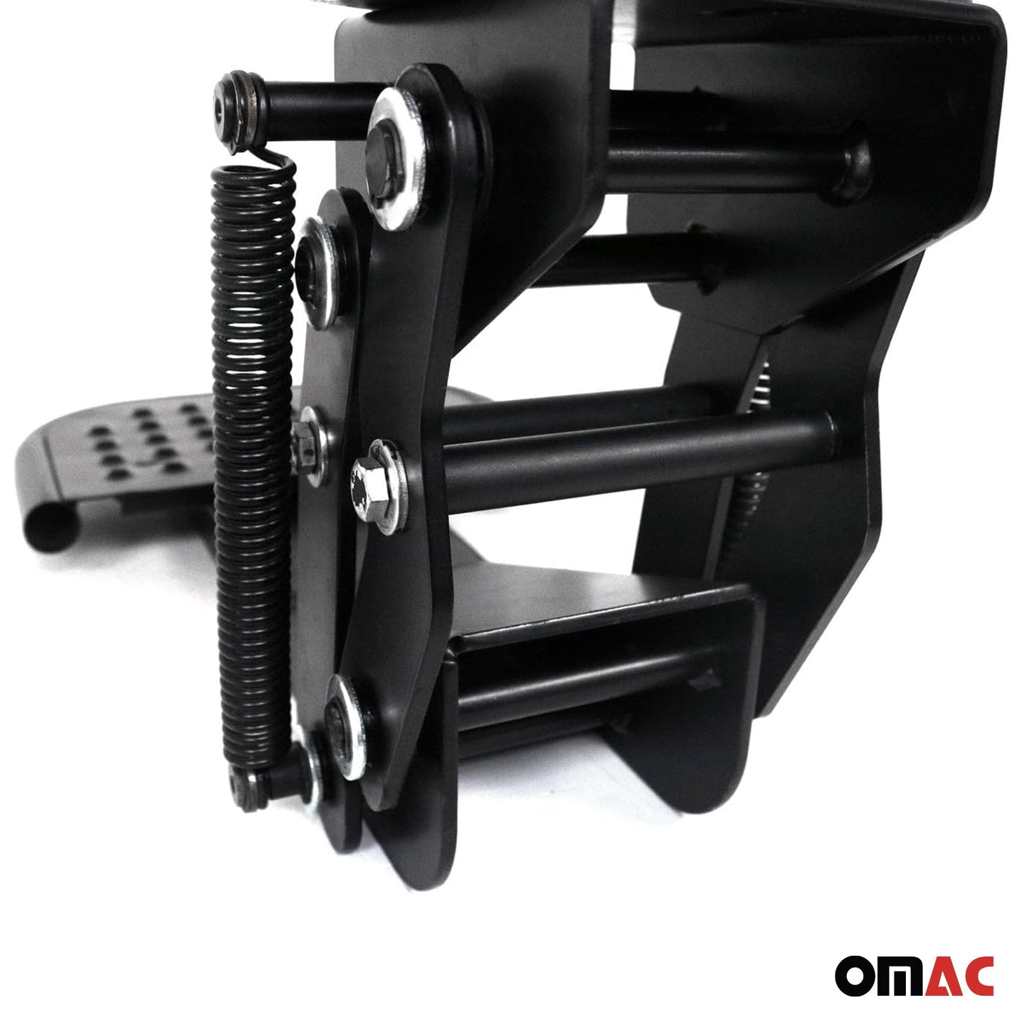 Treaptă spate, pliabilă pentru Toyota Hilux 2005-2015, metalică, neagră