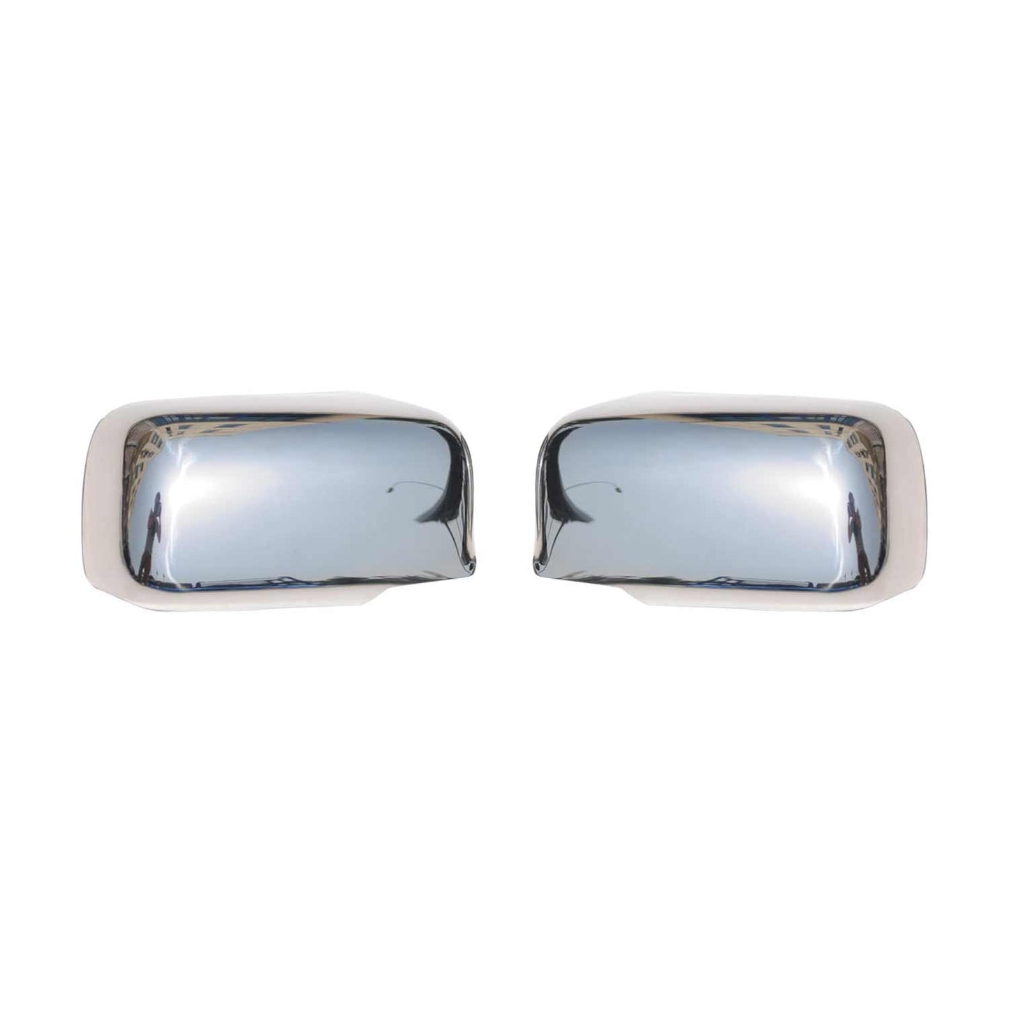 Spiegelkappen Spiegelabdeckung für Mitsubishi Lancer 2003-2007 Edelstahl Silber