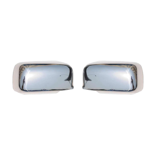 Spiegelkappen Spiegelabdeckung für Mitsubishi Lancer 2003-2007 Edelstahl Silber