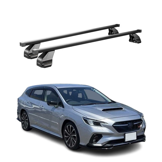 Menabo Dachträger Grundtäger für Subaru Levorg 2015-2025 75kg Stahl Schwarz 2x
