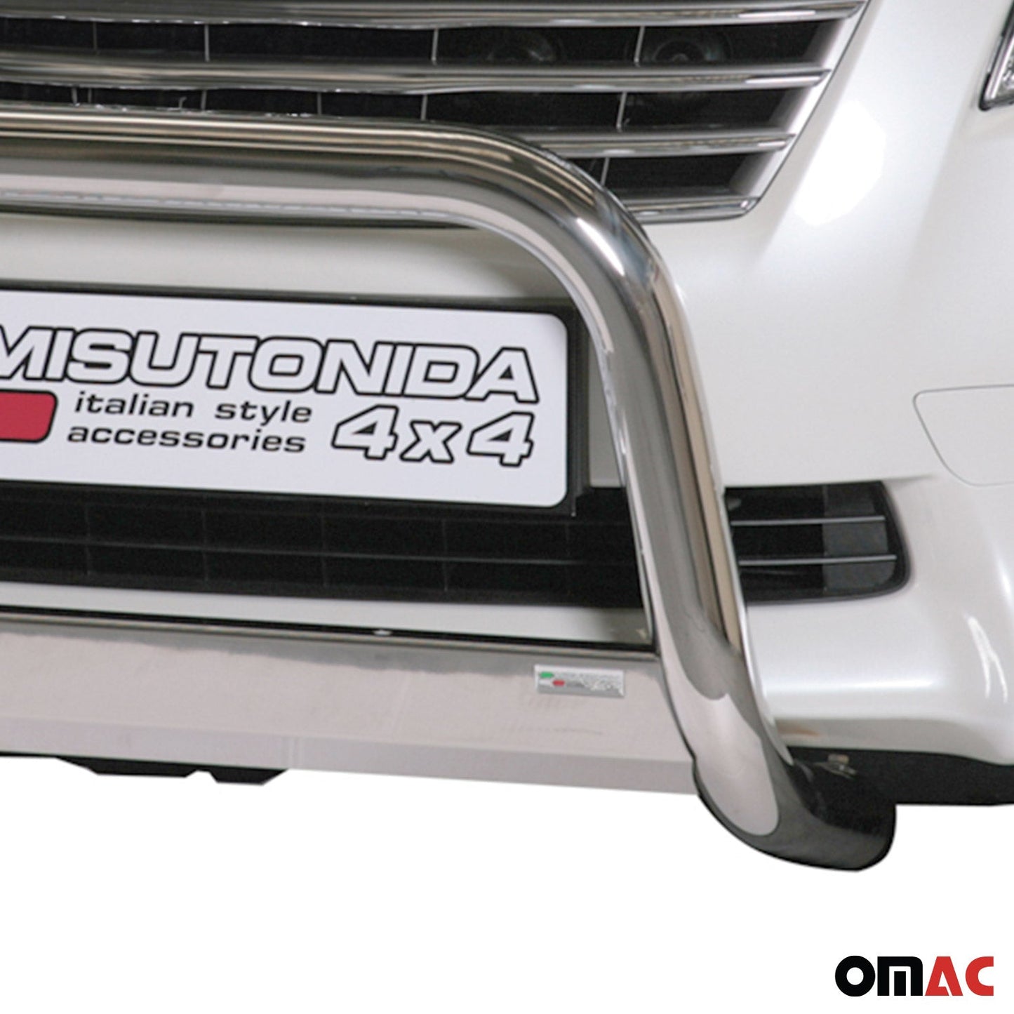 Bară de protecție/buton față pentru Toyota RAV4 XA30 2010-2012 ø63mm oțel argintiu