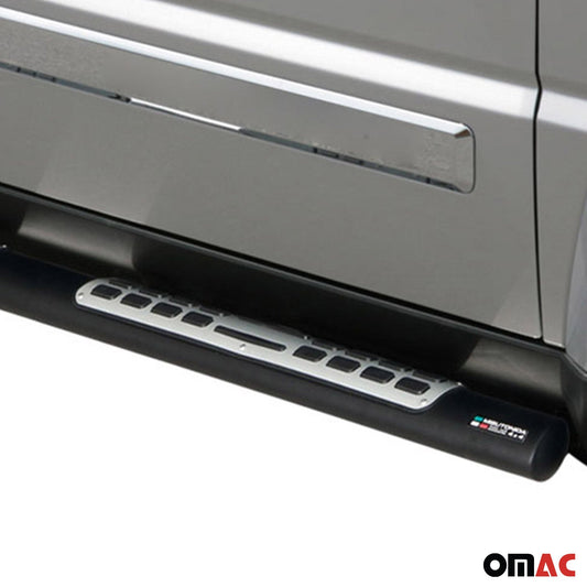 Listwy progowe/rurki progowe ze stali nierdzewnej do Jeepa Cherokee 2008-2013, czarne