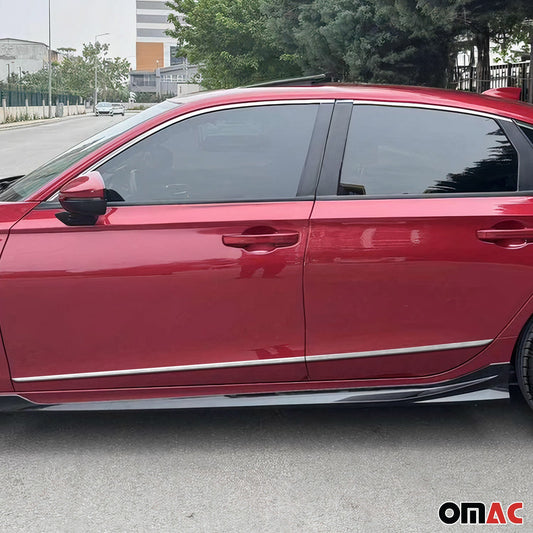 Seitentürleiste Türschutzleiste für Honda Civic Limo 5tür 2021-2025 Chrom 4x
