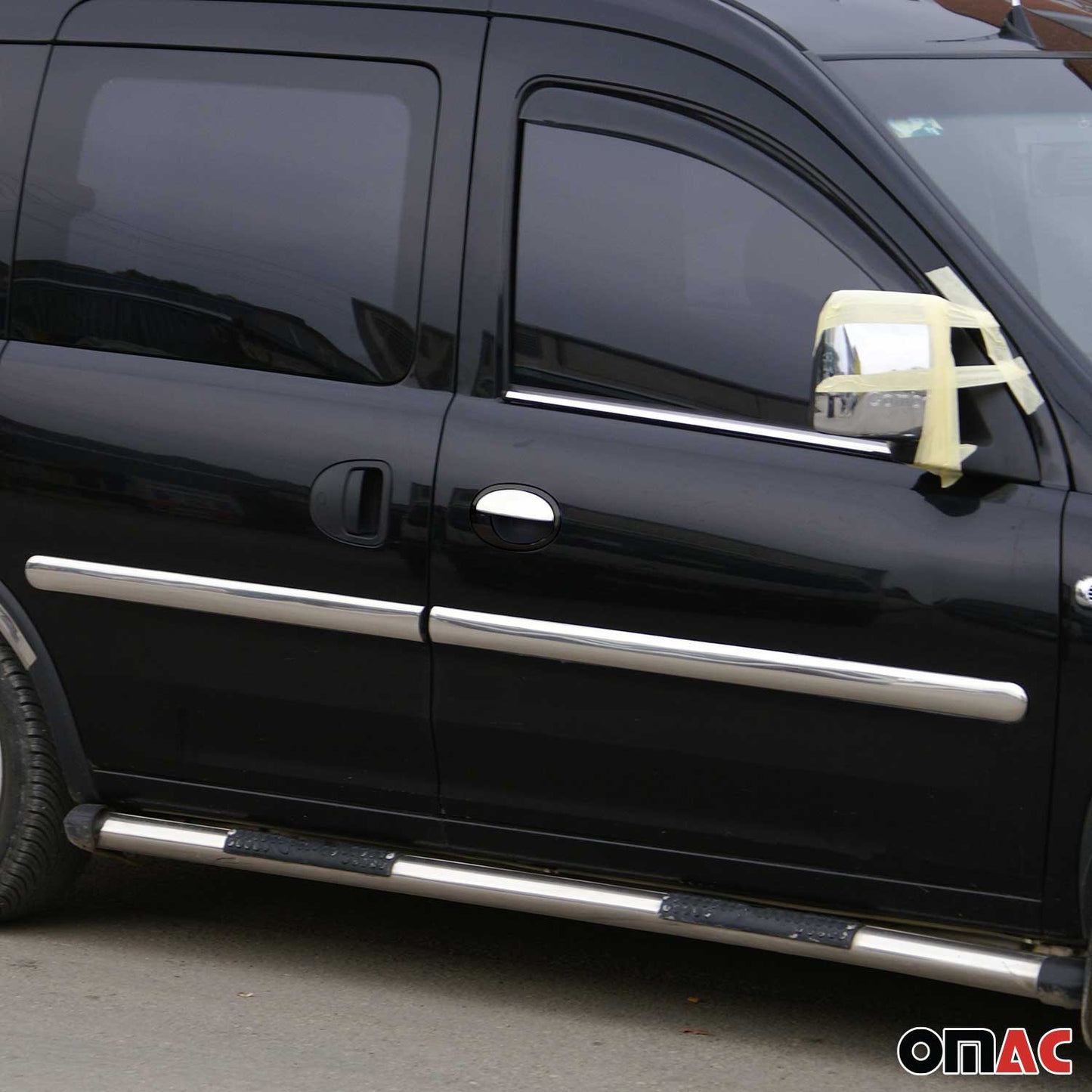 Türgriff Blende Türgriffkappen für Opel Combo C 2001-2013 Edelstahl Silber 2tlg