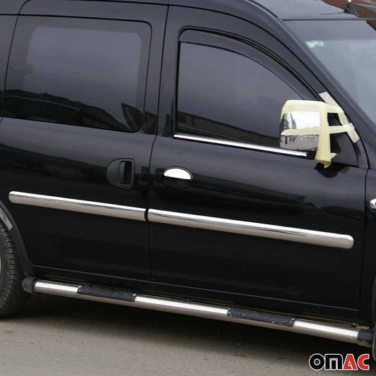 Türgriff Blende Türgriffkappen für Opel Combo C 2001-2013 Edelstahl Silber 2tlg