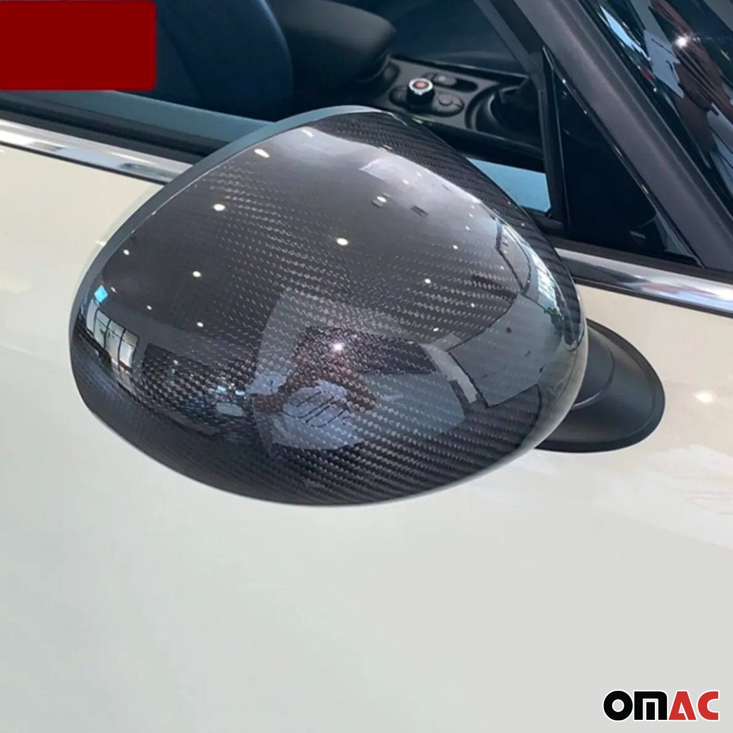 Spiegelkappen Spiegelabdeckung für Mini Cooper F56 2014-2025 RHD Kohlefaser