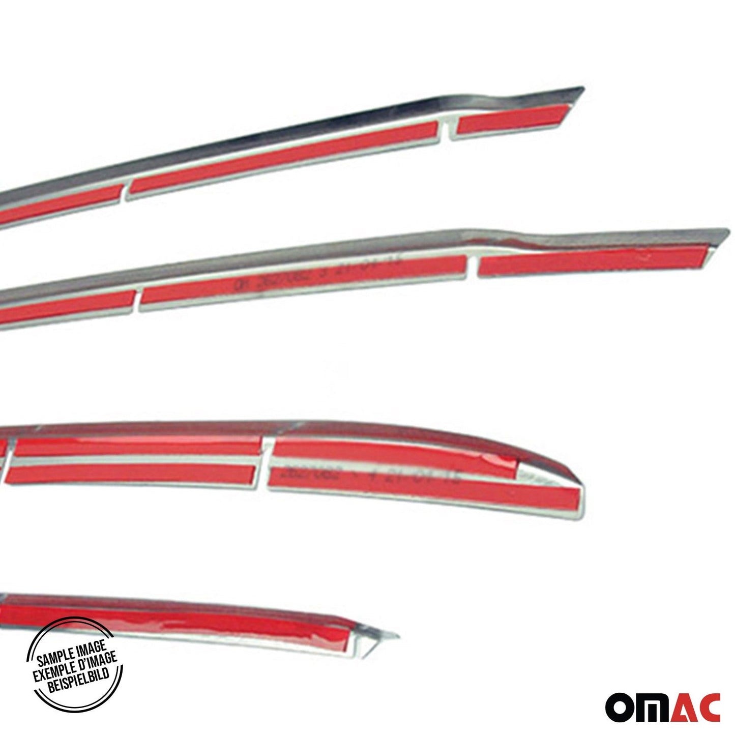 Benzi decorative grilă radiator pentru VW Crafter 2006-2012, oțel inoxidabil, argintiu, 5 bucăți