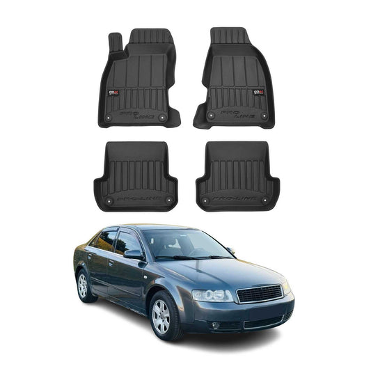 OMAC Gummi Fußmatten für Audi A4 B6 Limo 2001-2004 Premium TPE Automatten 4tlg
