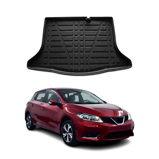 Kofferraumwanne Laderaumwanne für Nissan Pulsar 2012-2025 Gummi TPE Schwarz