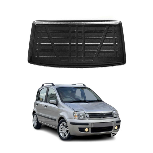 Kofferraumwanne Laderaumwanne für Fiat Panda 2003-2012 5tür Gummi TPE Schwarz