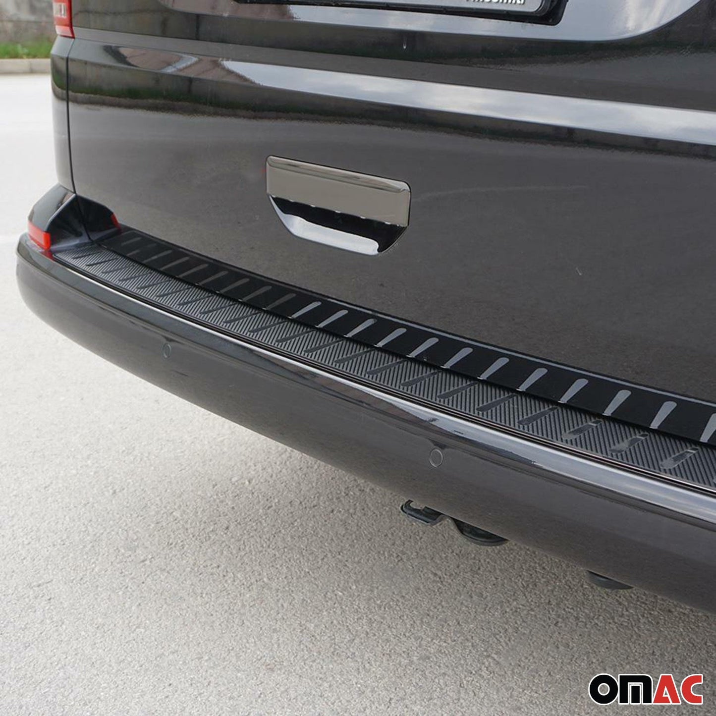 Klamka otwierania klapy bagażnika do VW Caddy 2021-2025, stal nierdzewna, ciemna, 1 sztuka