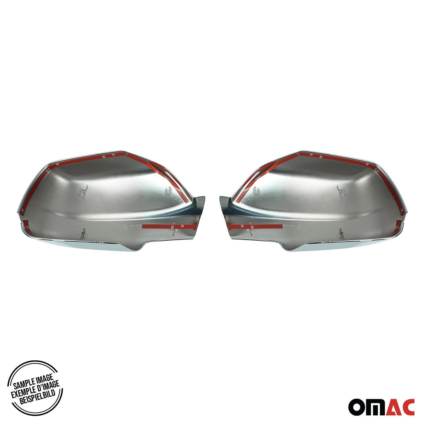 Spiegelkappen Spiegelabdeckung für Honda Civic 2006-2025 Chrom Abs Silber 2 tlg