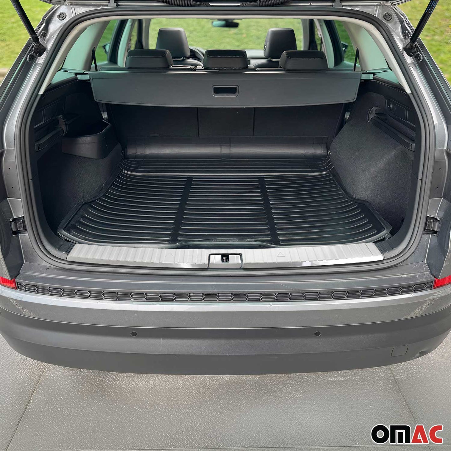 Protecție prag bară de protecție interioară pentru Skoda Kodiaq NS7 2017-2025, oțel inoxidabil, set 2 piese