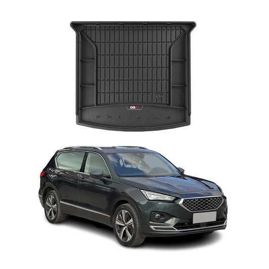 OMAC Gummi Kofferraumwanne für Seat Tarraco 2017-2025 Klappbare 3.Reihe Schwarz