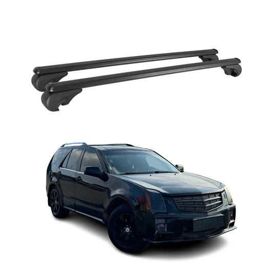 Dachträger für Cadillac SRX 2005-2009 Gepäckträger Grundträger Alu Schwarz 2x