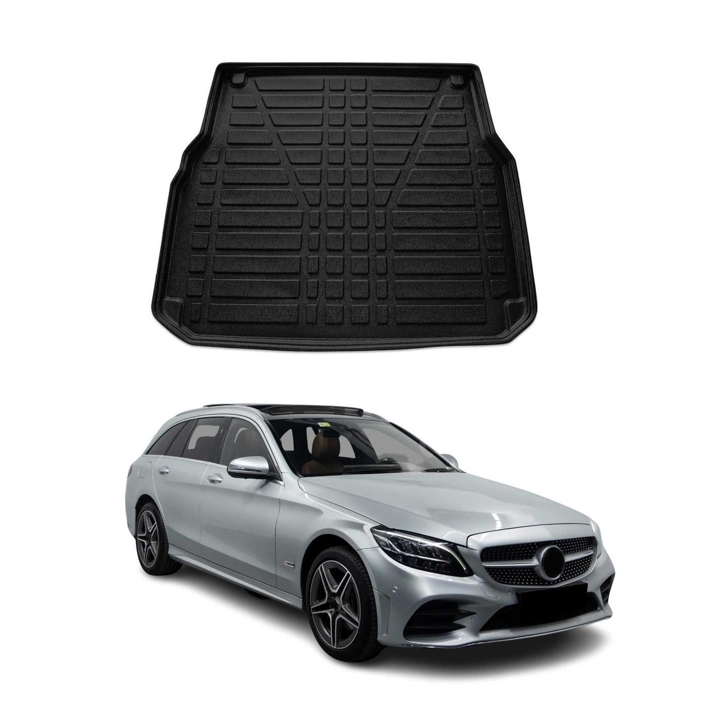 Protecție portbagaj/cargo pentru Mercedes Clasa C S205 2015-2021, cauciuc TPE
