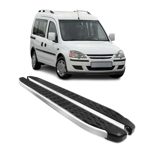 Praguri, praguri laterale, panouri basculante pentru Opel Combo 2001-2011, negre, 2 bucăți