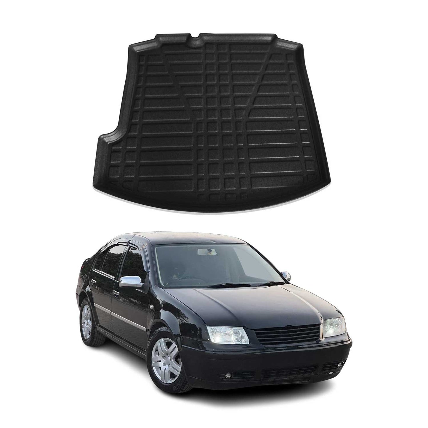 Protecție portbagaj/cargo pentru VW Bora 1998-2004 sedan, cauciuc TPE, negru