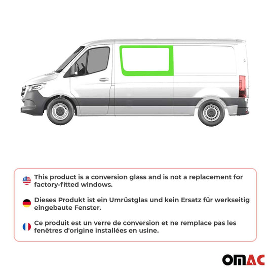 Seitenfenster für VW Crafter 2006-2017 Links Vorne Sicherheitsglas L2 L3 L4