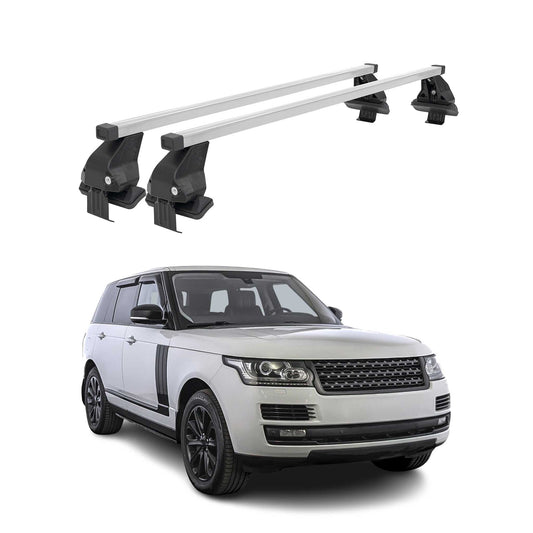 Menabo Dachträger für Land Rover Range Rover L405 2012-2022 50kg Stahl Silber 2x