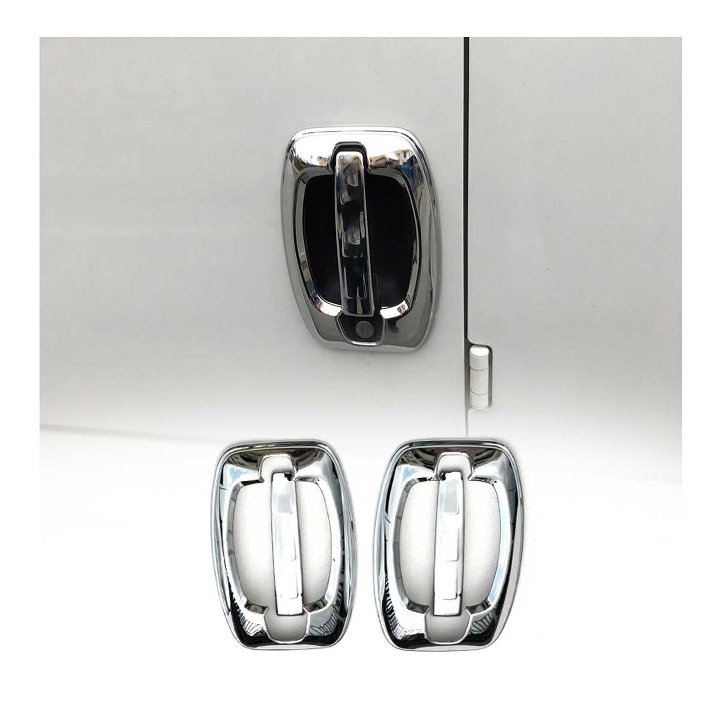 Türgriff Blenden Türgriffkappen für Peugeot Boxer 2006-2020 Chrom ABS 2-Tür 4tlg