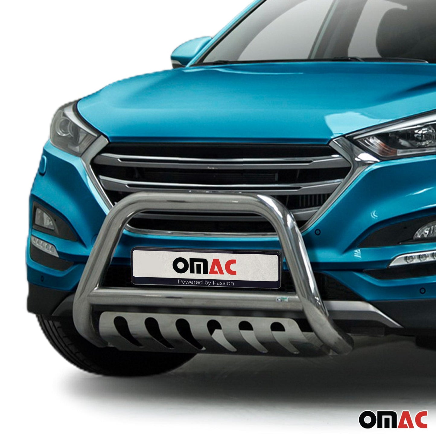 Frontbügel Frontschutzbügel für Hyundai Tucson 2015-2020 ABE Edelstahl Silber