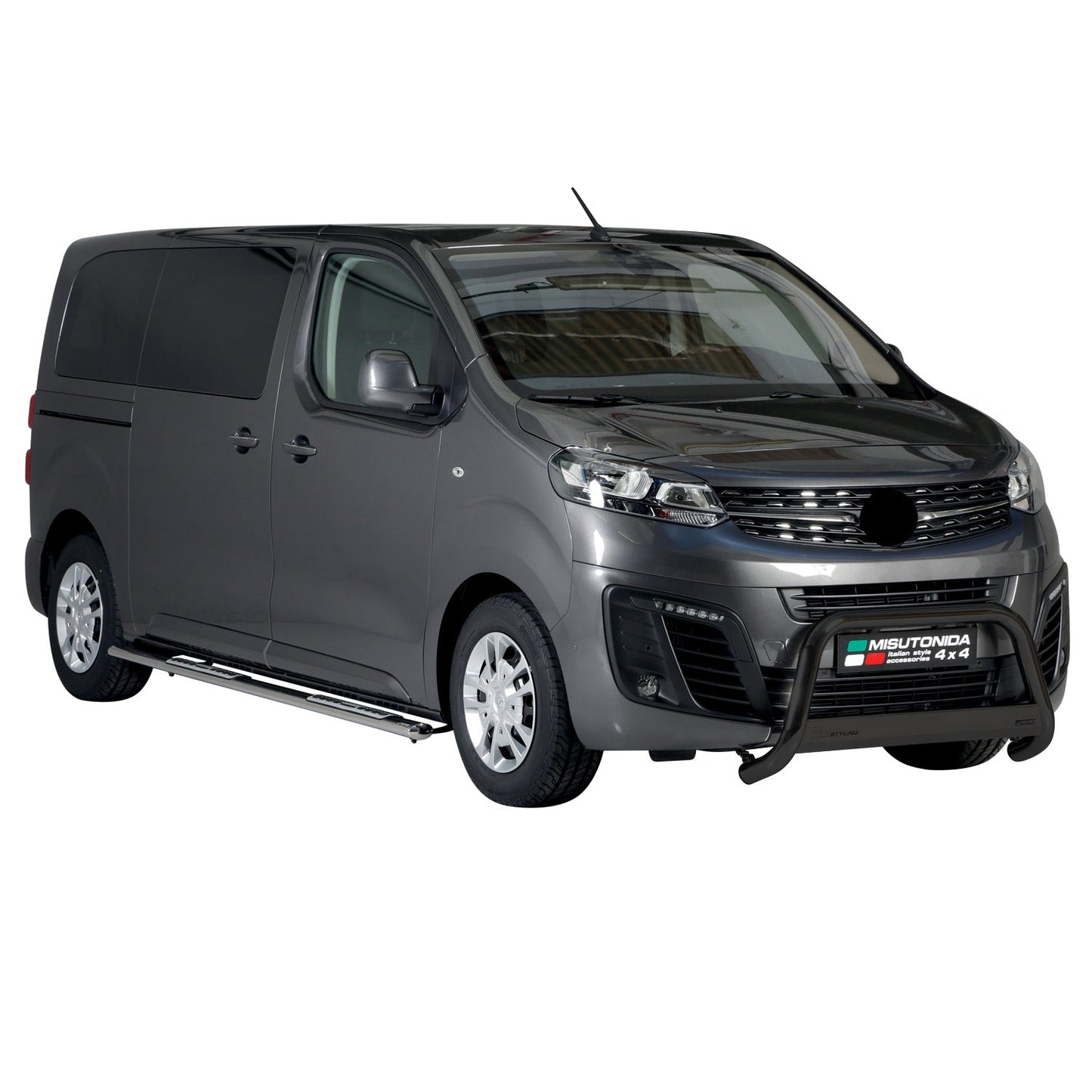 Bară de protecție/buton față pentru Opel Zafira Life 2020-2025, ø63mm, oțel, negru