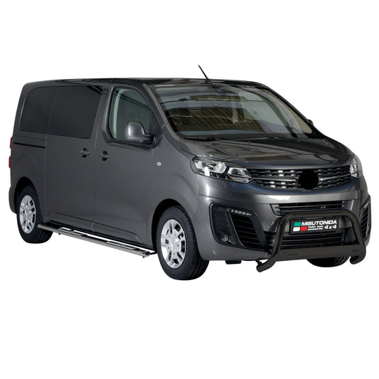 Bară de protecție/buton față pentru Opel Zafira Life 2020-2025, ø63mm, oțel, negru