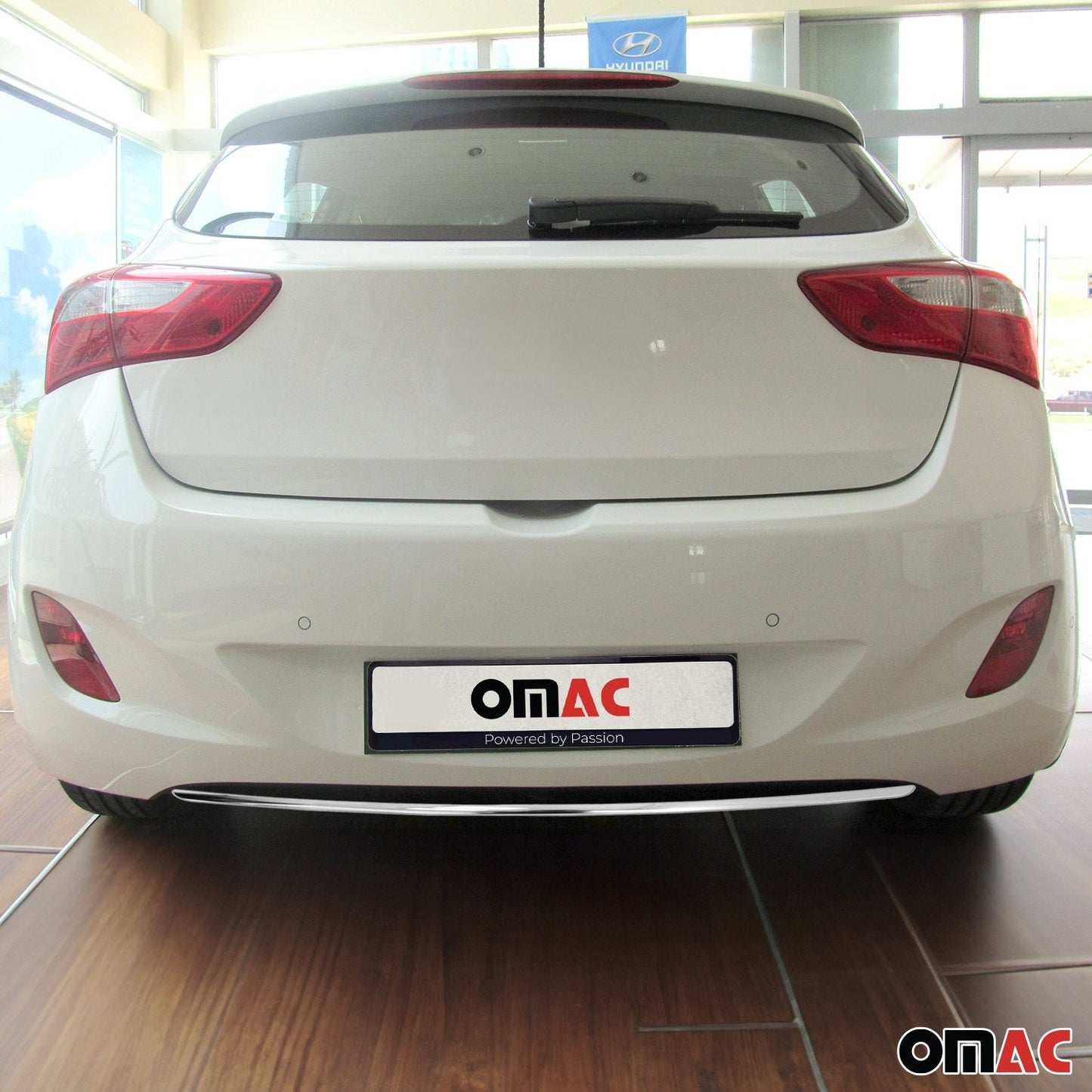 Heckleiste Stoßstangen Leiste für Hyundai i30 GD 2012-2017 Edelstahl Chrom 1tlg