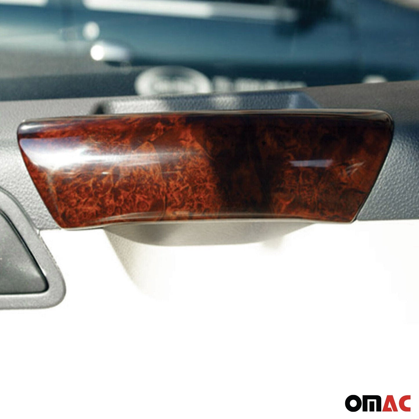 Schaltknauf Handbremsgriff Türgriff Blende für VW T5 2003-2015 Wurzelholz Satz