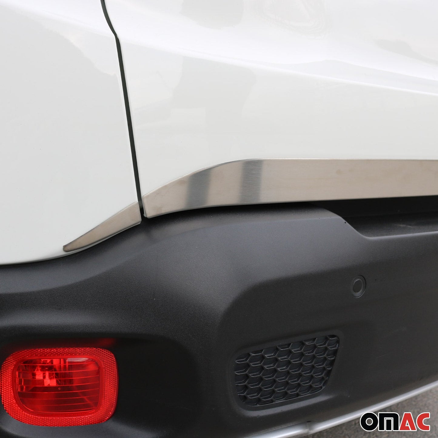 Bandă decorativă portbagaj, bandă decorativă spate pentru Jeep Renegade 2015-2024, crom periat, 3x