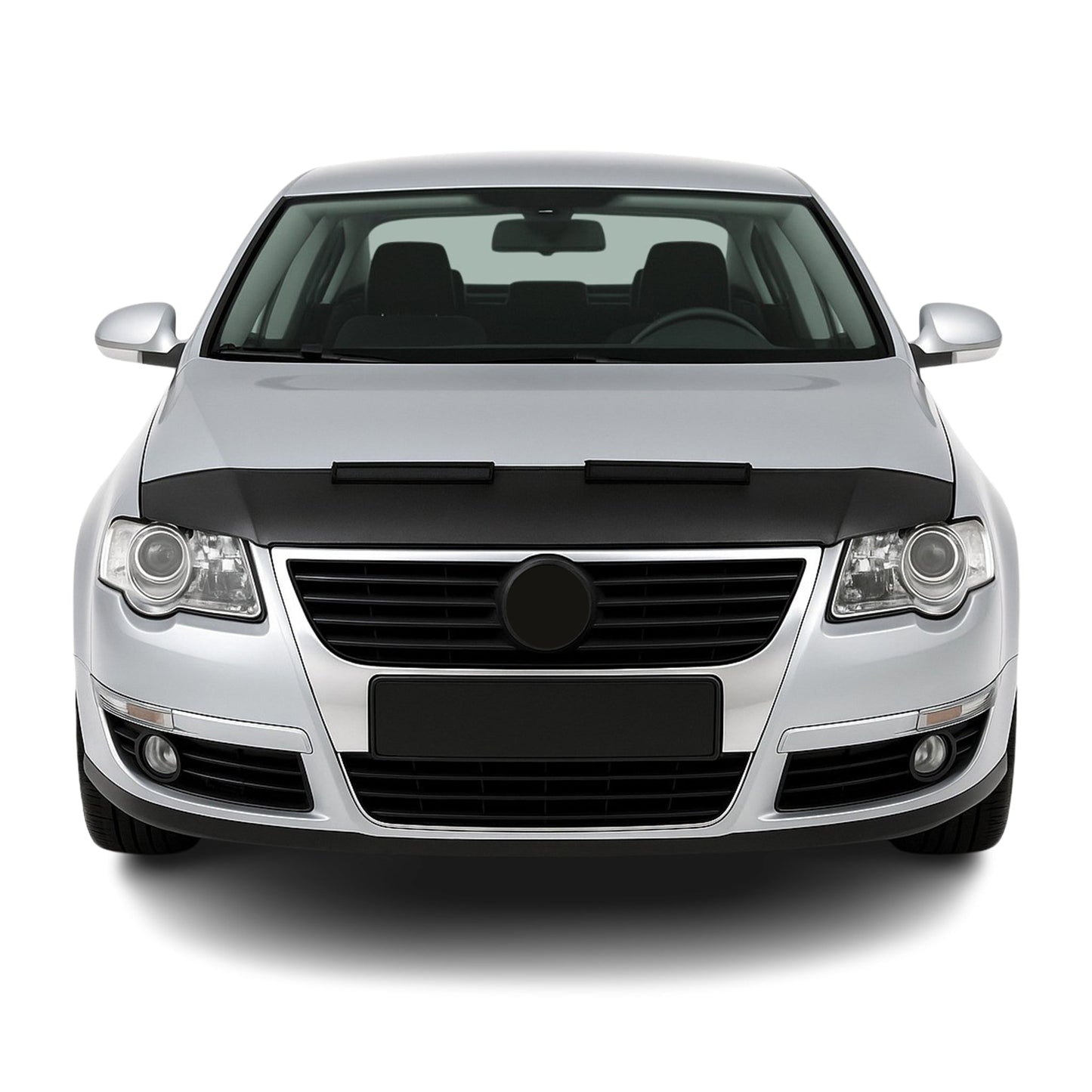 Protecție capotă anti-ciobire pentru VW Passat B6 2005-2010, jumătate neagră