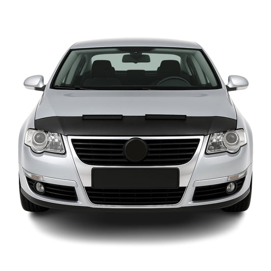 Protecție capotă anti-ciobire pentru VW Passat B6 2005-2010, jumătate neagră
