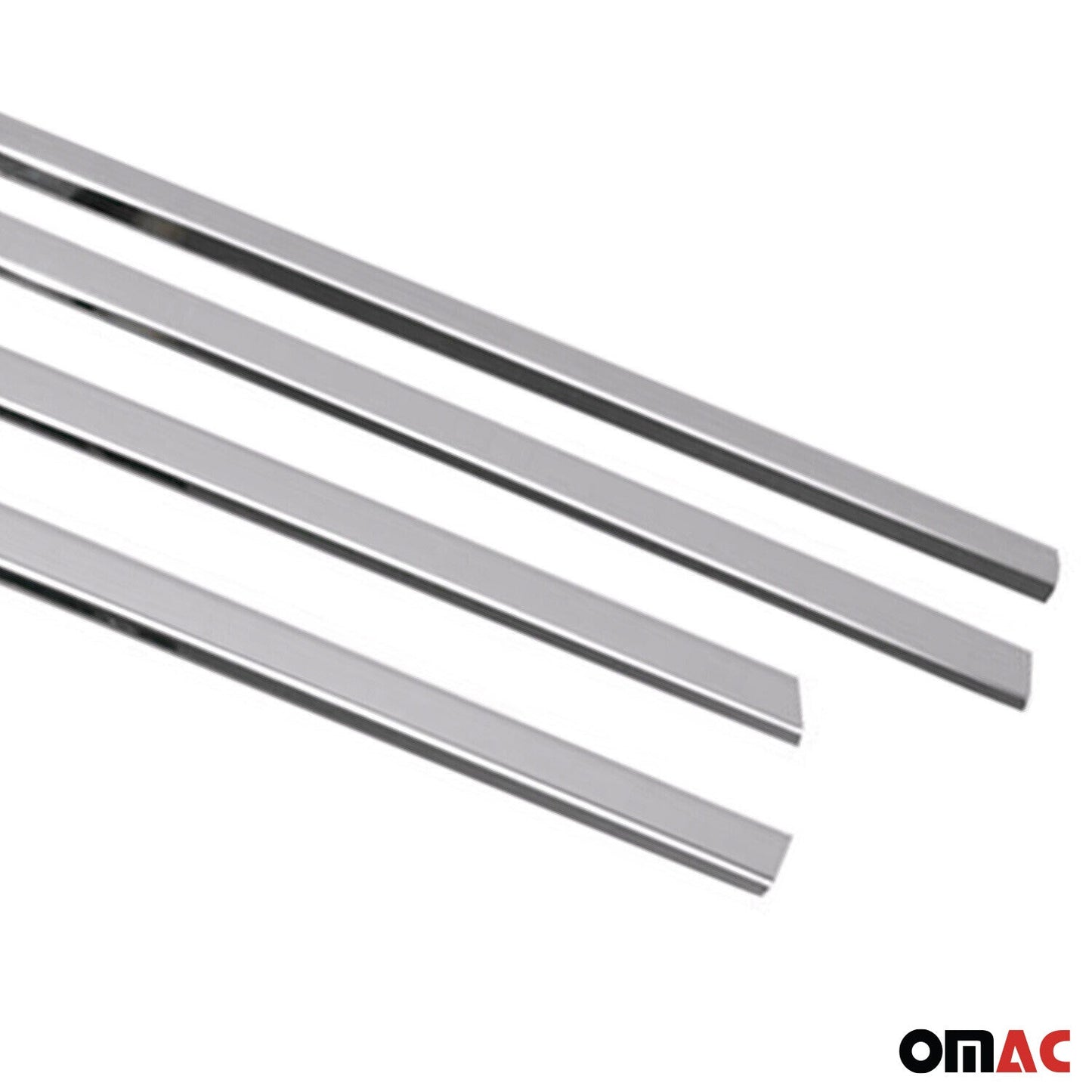 Benzi decorative pentru geamuri Ford Fusion 2002-2012, oțel inoxidabil cromat, 4 buc.