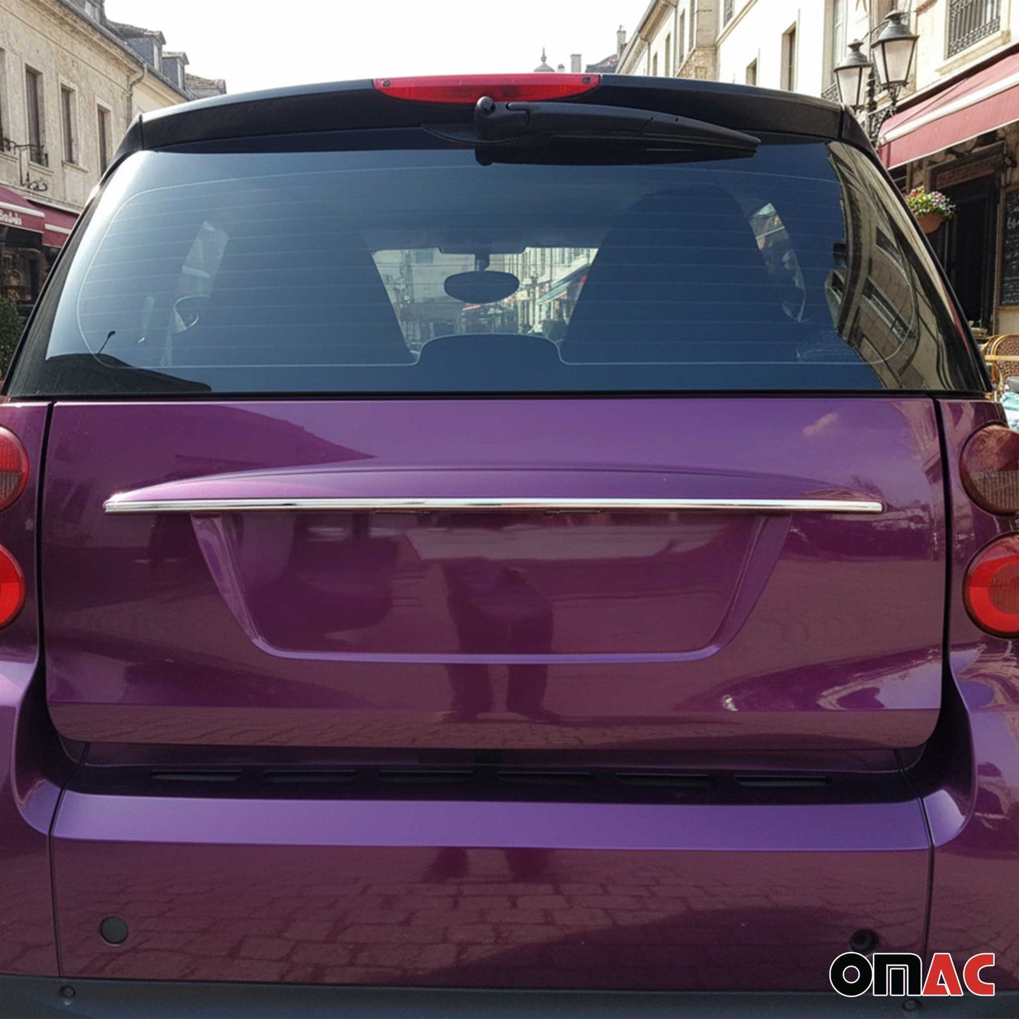 Heckklappe Kofferraumöffner Griff für Smart ForTwo 2007-2015 Edelstahl Chrom