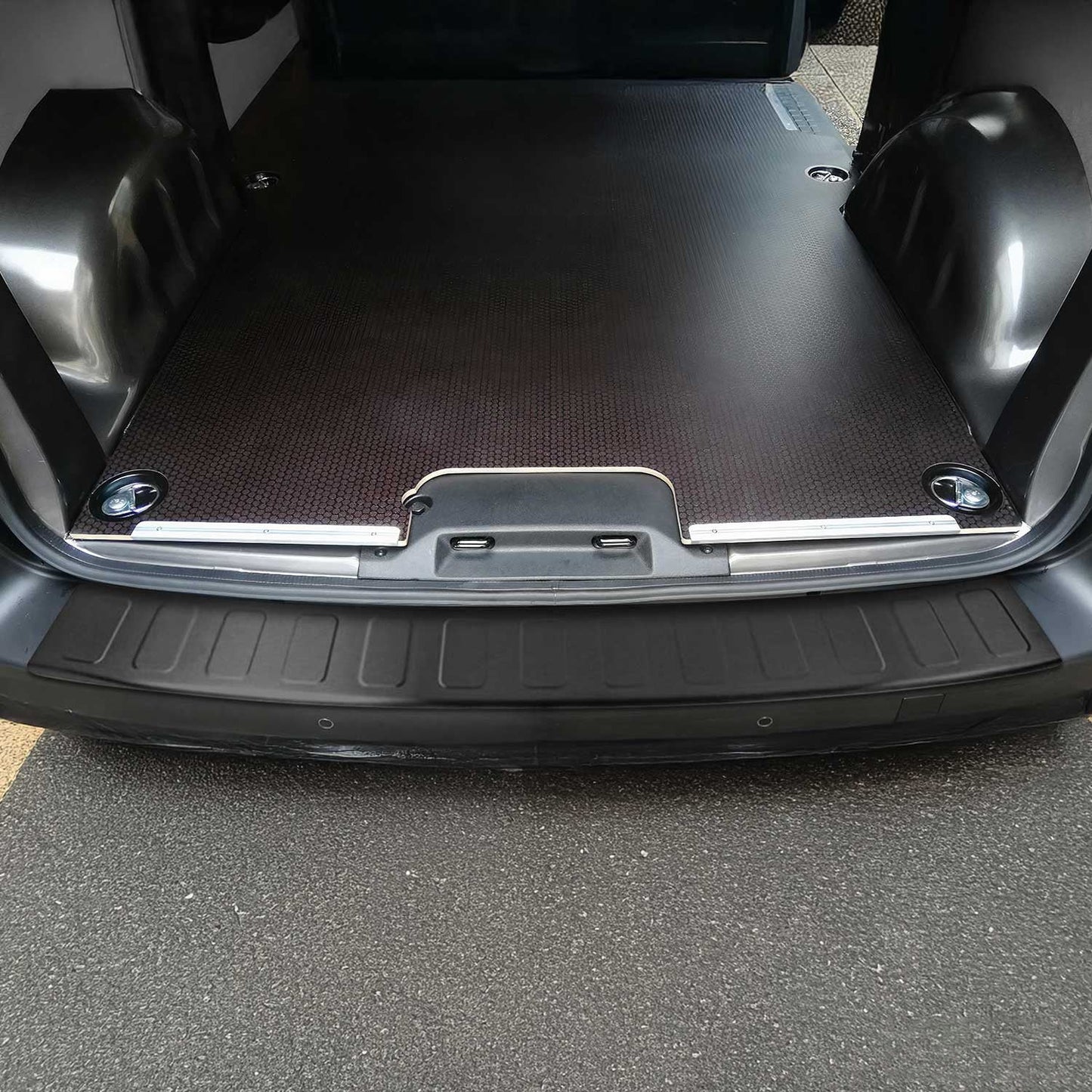 Ladekantenschutz Stoßstange für Toyota Proace mk3 2016-25 L1 L2 Gebürstet Dunkel