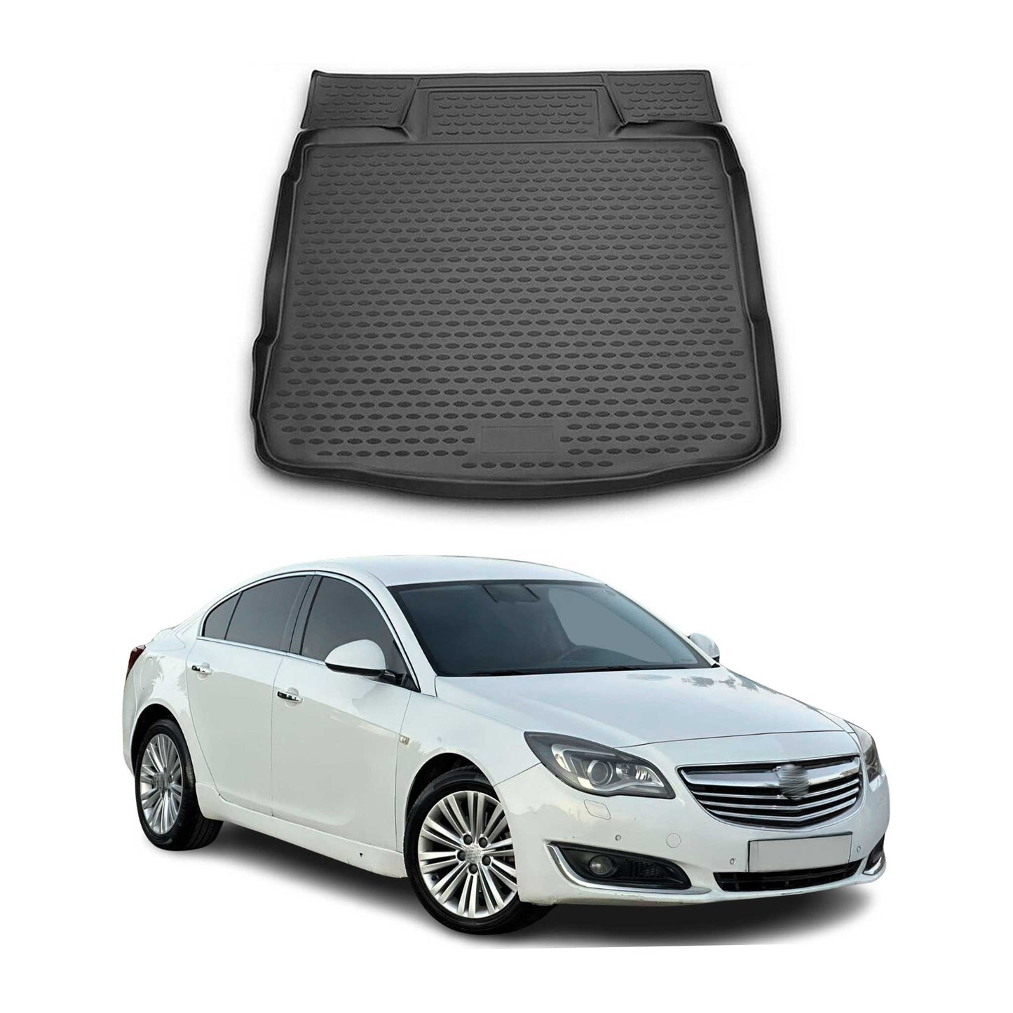 Kofferraummatte Kofferraumwanne für Opel Insignia 2008-2017 Stufenheck Gummi TPE