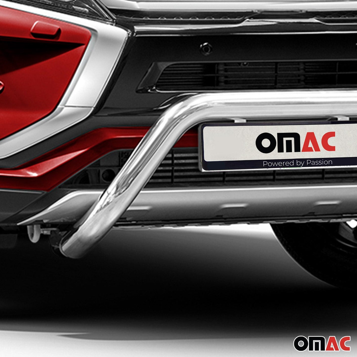 Bară de protecție/buton față pentru Mitsubishi Eclipse Cross 2017-2022, omologată ABE, argintie