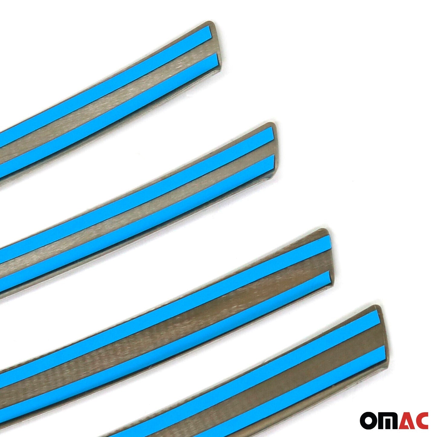 Benzi decorative grilă radiator pentru VW Passat 2000-2005, oțel inoxidabil, argintiu, 8 bucăți