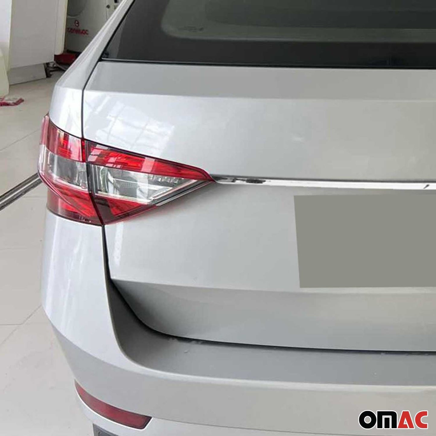 Kofferraumleiste Heckleiste für Skoda Superb Kombi 2015-2025 Edelstahl Chrom