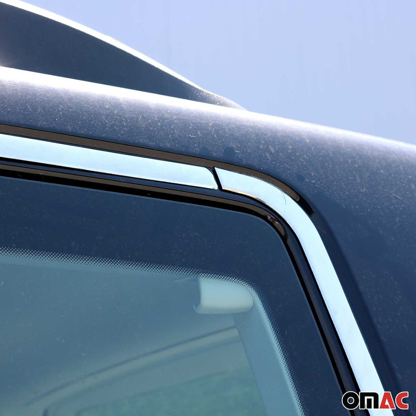 Benzi decorative pentru geamuri pentru VW Caravelle T5 2003-2015 L2 lungi cromate