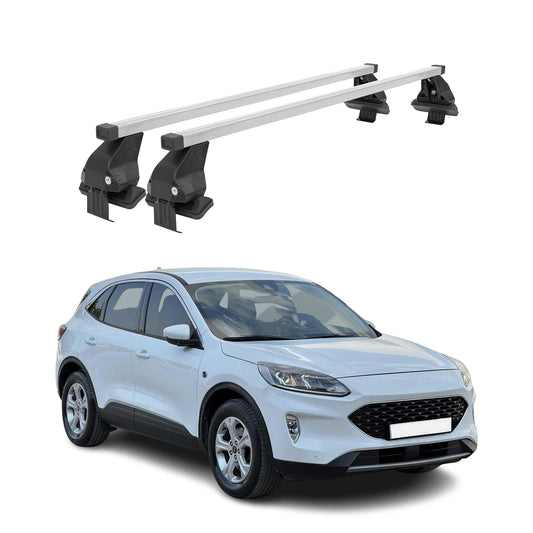 Menabo Portbagaj de plafon pentru Ford Kuga mk3 2019-2025 50kg Oțel Argintiu 2 buc