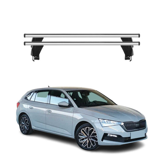 Menabo Dachträger Grundtäger für Skoda Scala 2019-2025 50kg Alu Silber 2 tlg