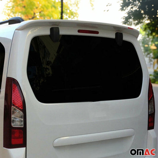 Heckspoiler Dachspoiler Hecklippe für Citroen Berlingo 2008-2012 Lackiert Weiß