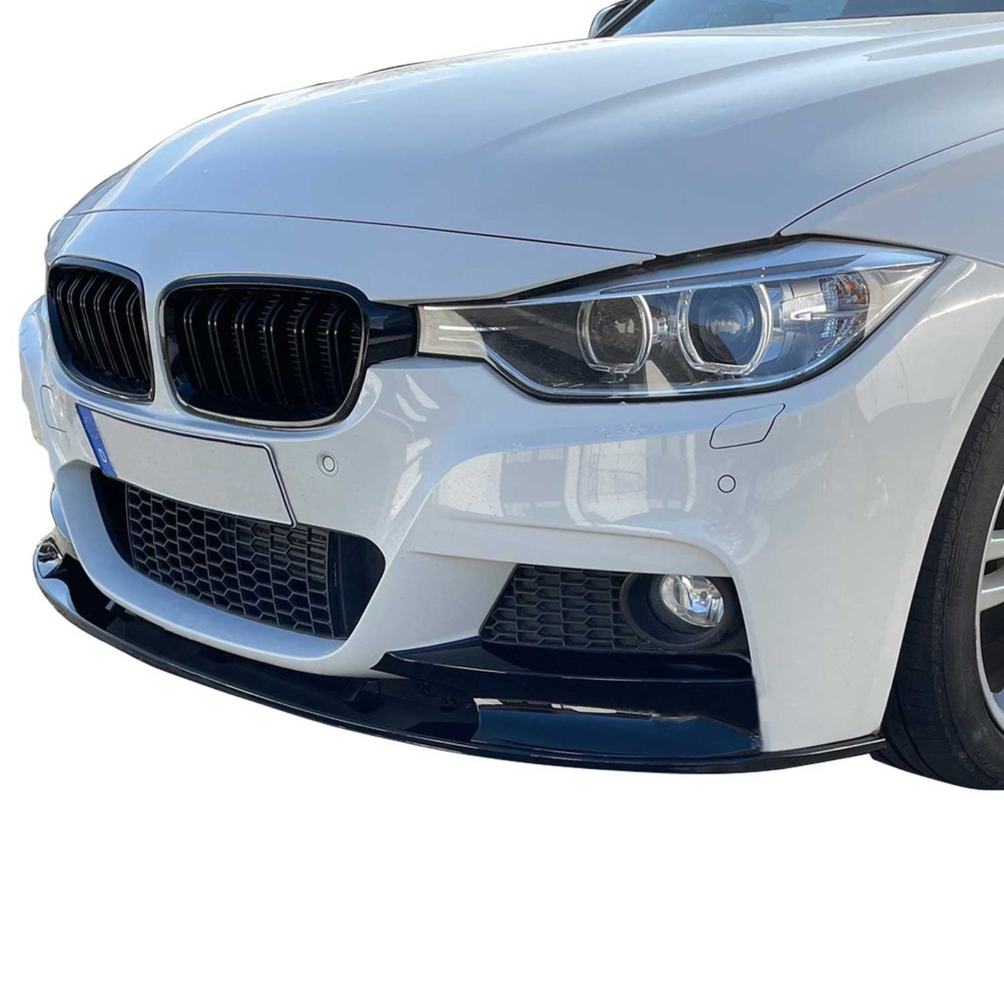 JOM Frontspoiler Lippe Stoßstange für BMW F30 F31 2011-2019 schwarz glänzend