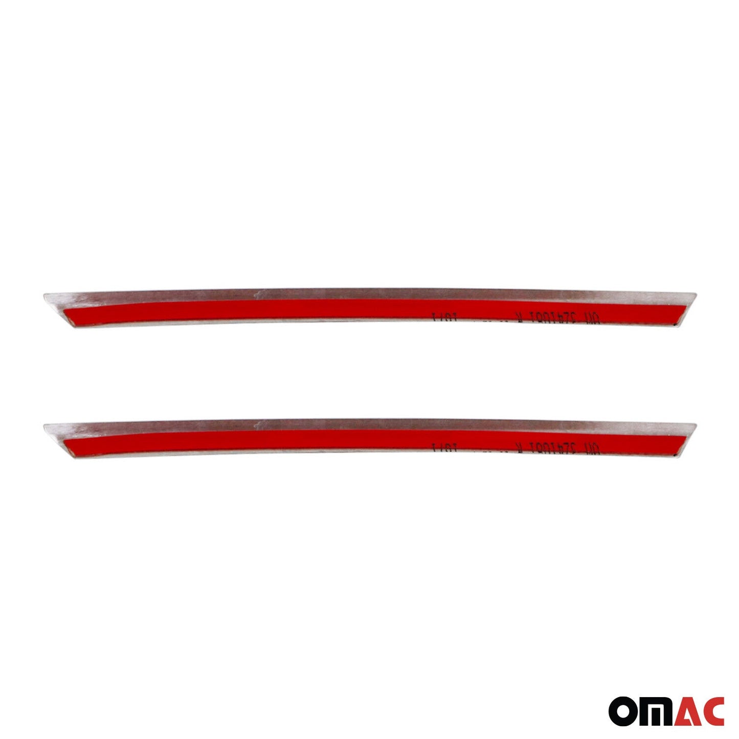 Benzi decorative grilă auto pentru Hyundai i20 2015-2019, oțel inoxidabil, argintiu, 2 bucăți