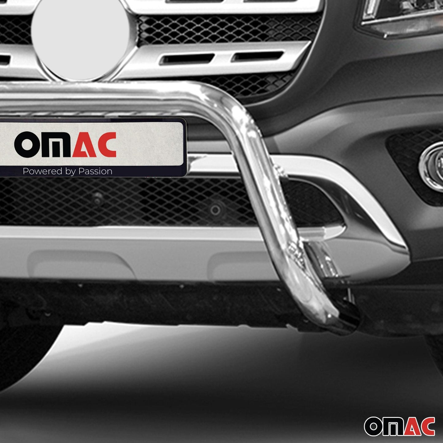 Bară de protecție/buton față pentru Mercedes Clasa X 2017-2020 cu ABE (omologare de tip germană) argintiu