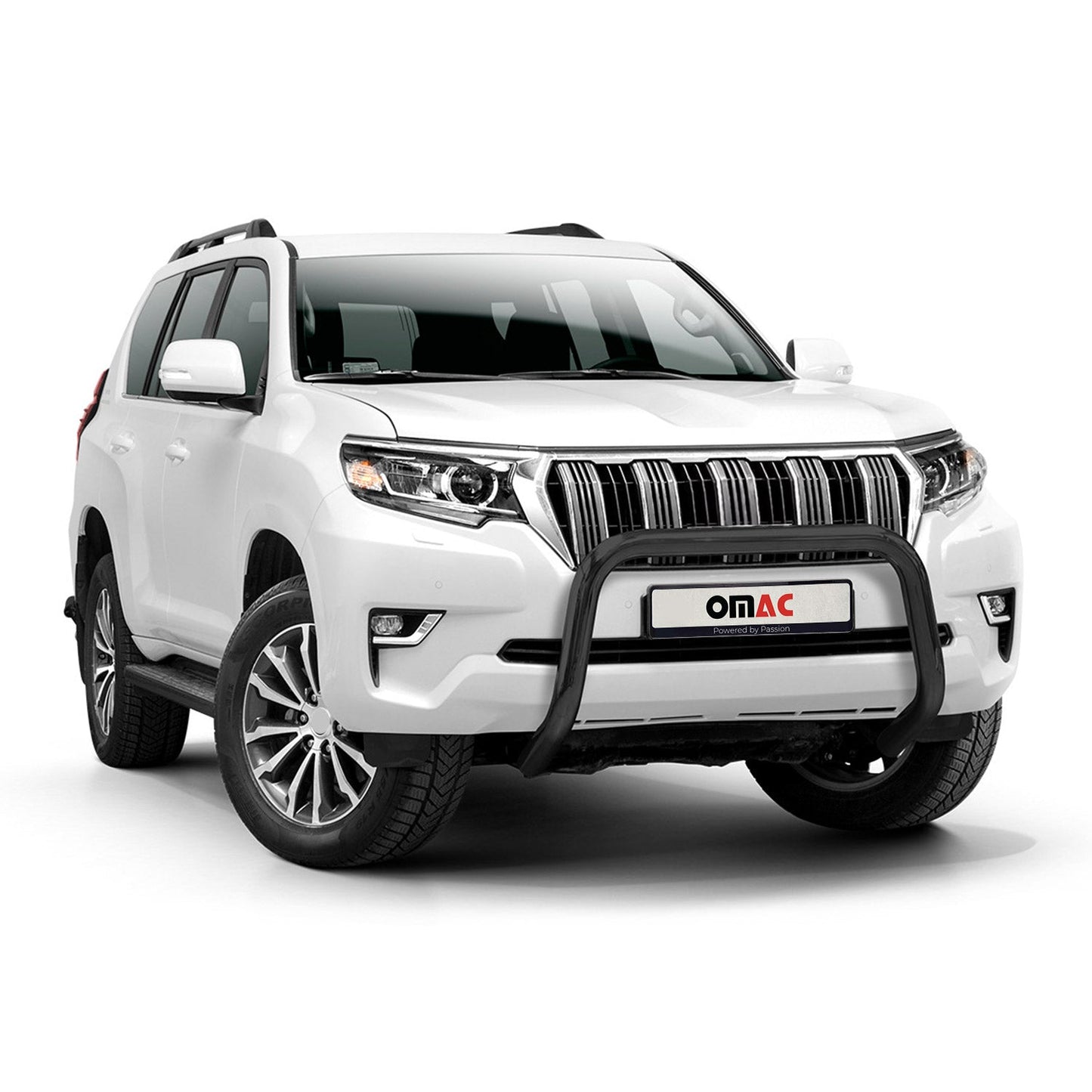 Frontbügel Frontschutz für Toyota Land Cruiser J15 2017-22 ABE Stahl Schwarz